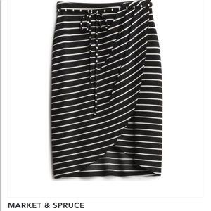 Market and Spruce Vickie Knit Skirt NWT